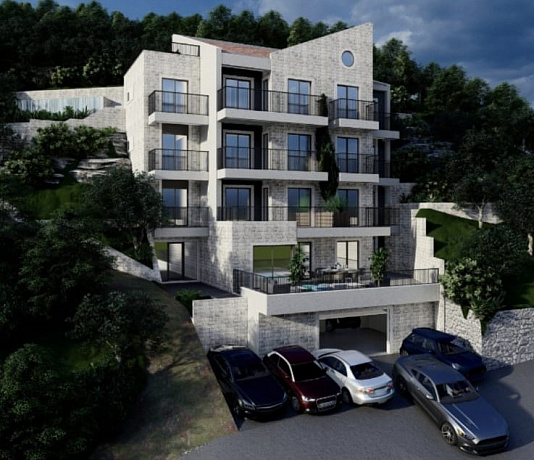 Two apartments for sale near the sea in Budva, Kamenovo
